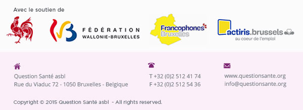 Lettre d'information Question Santé - Footer